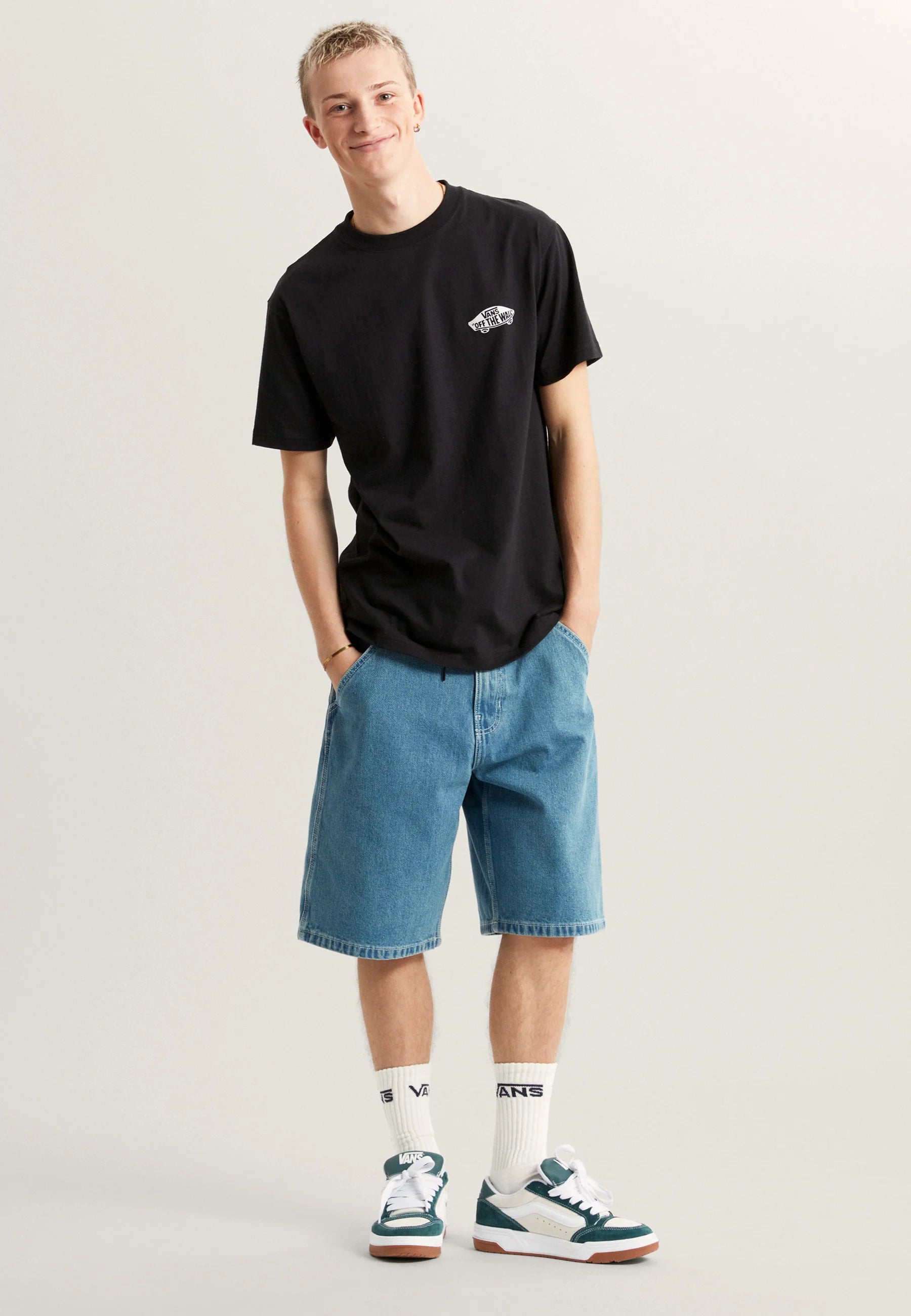 VANS DOUBLE STANDARD SS TEE BLACK UNISEX