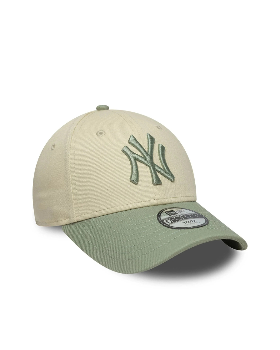 New era Gorra MLB League Essential New York Yankees 9FORTY Youth Beige