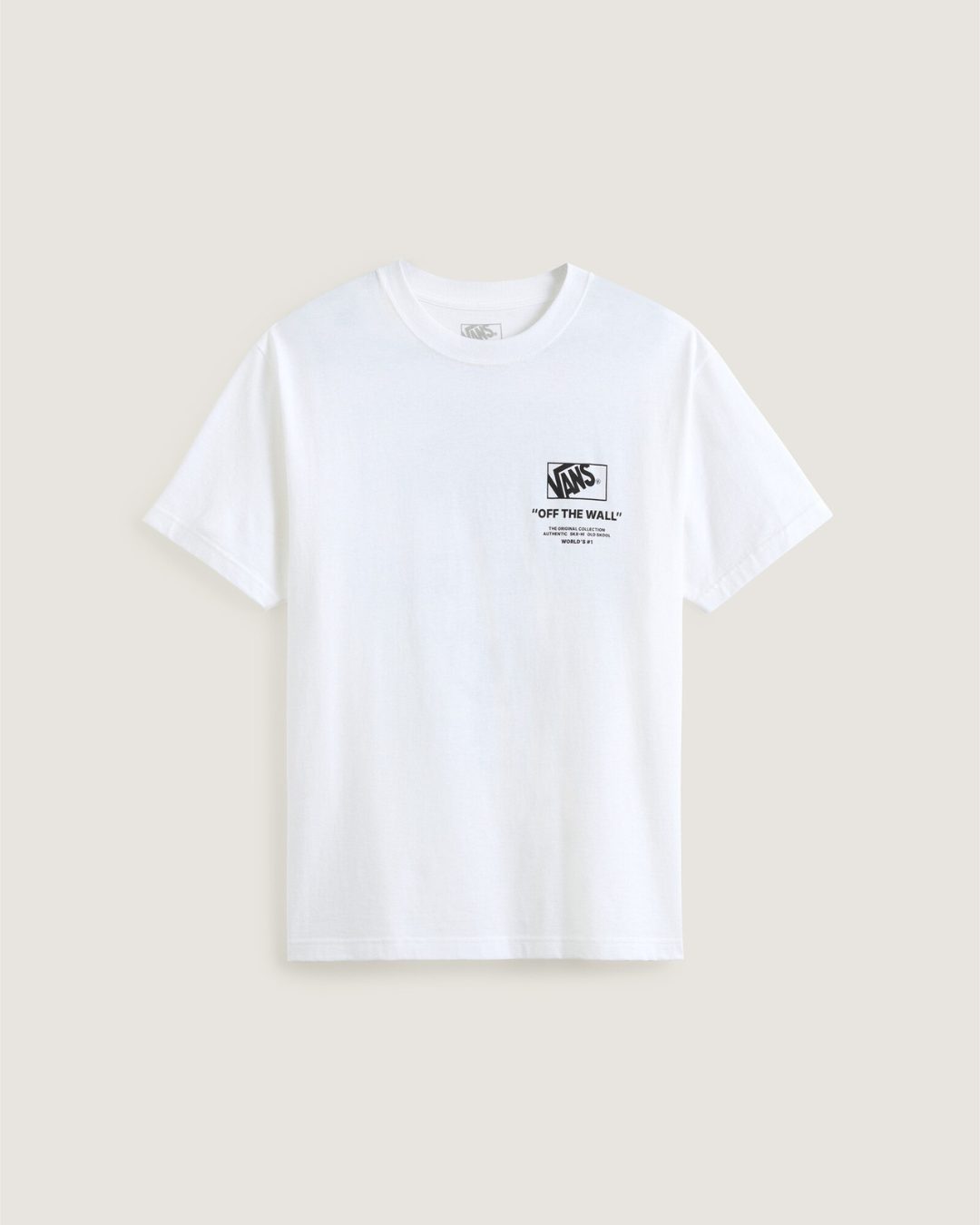 VANS STACKED HI SS TEE STACKED HI SS TEE WHITE