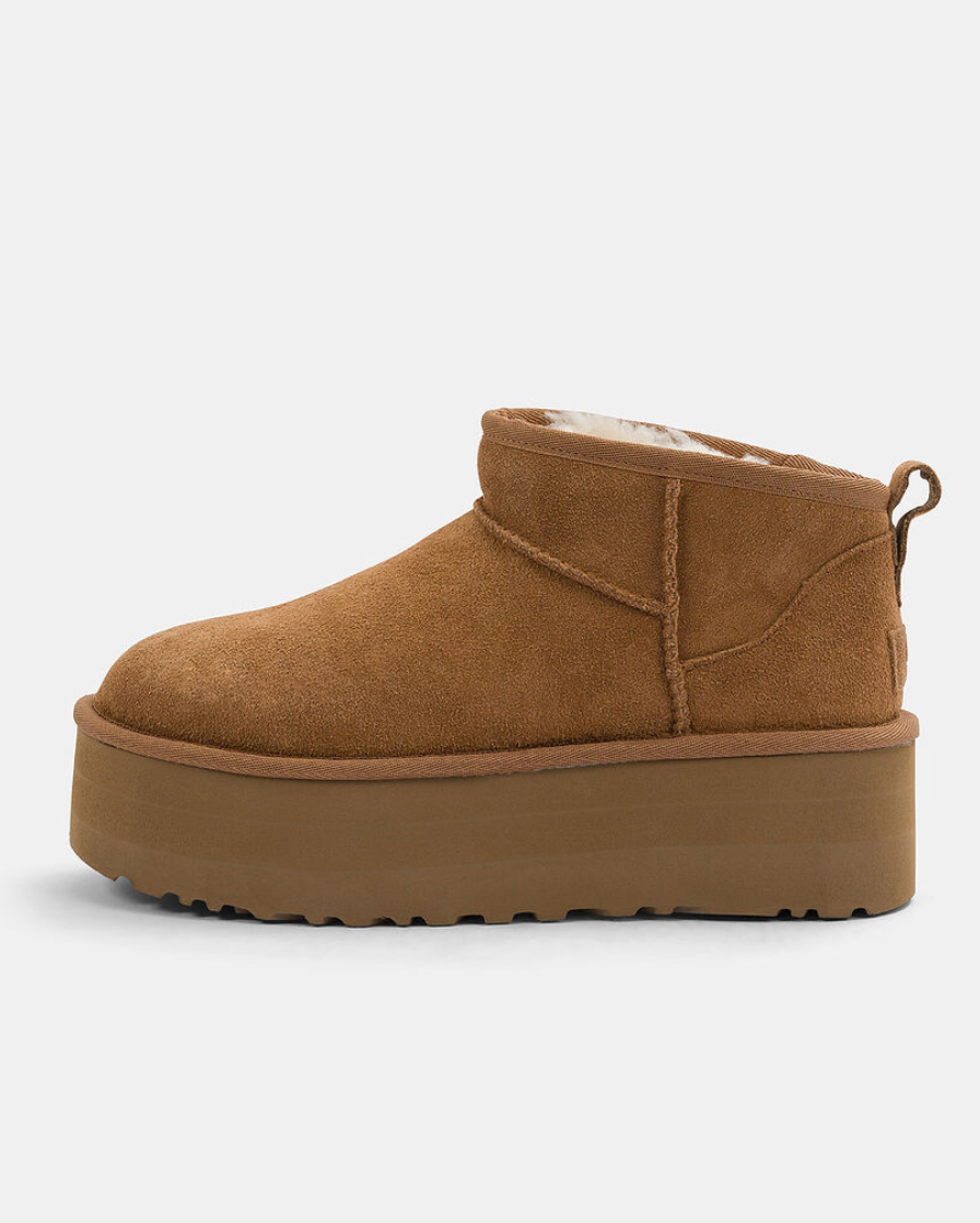 Ugg Classic Ultra Mini Plat Marrón