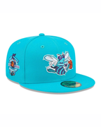 New era Charlotte Hornets NBA Hardwood Classic Turquoise 59FIFTY Fitted Cap