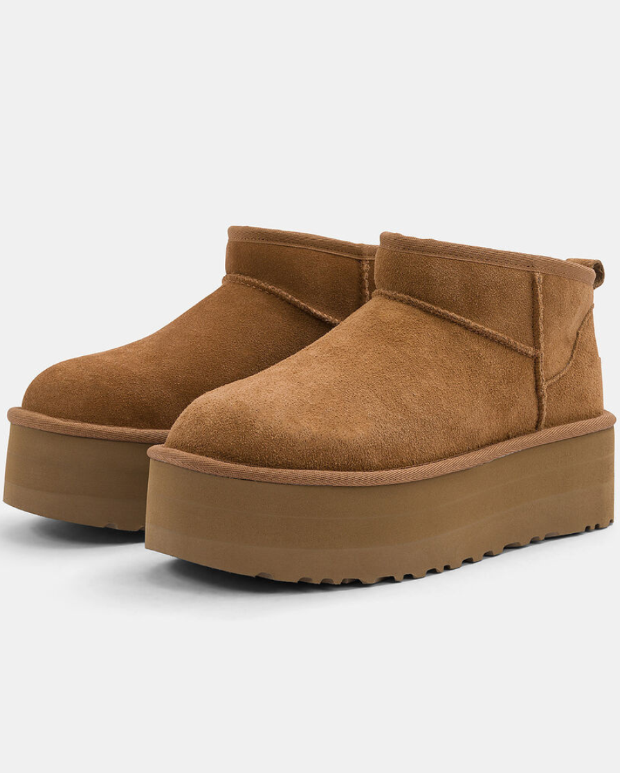 Ugg Classic Ultra Mini Plat Marrón