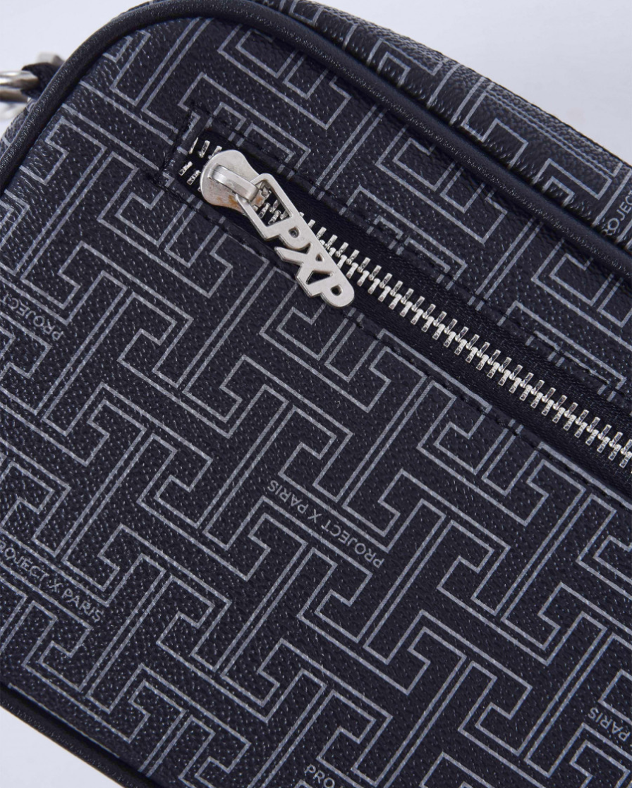 Pxp BOLSO MONOGRAMA NEGRO
