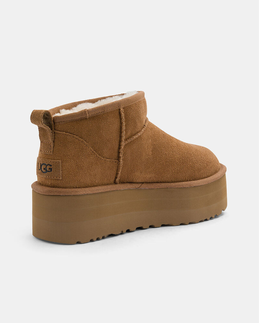 Ugg Classic Ultra Mini Plat Marrón
