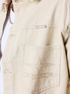 Pxp camisa vaquera crema