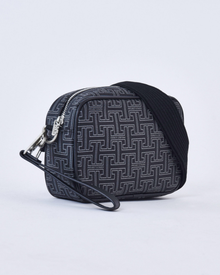Pxp BOLSO MONOGRAMA NEGRO