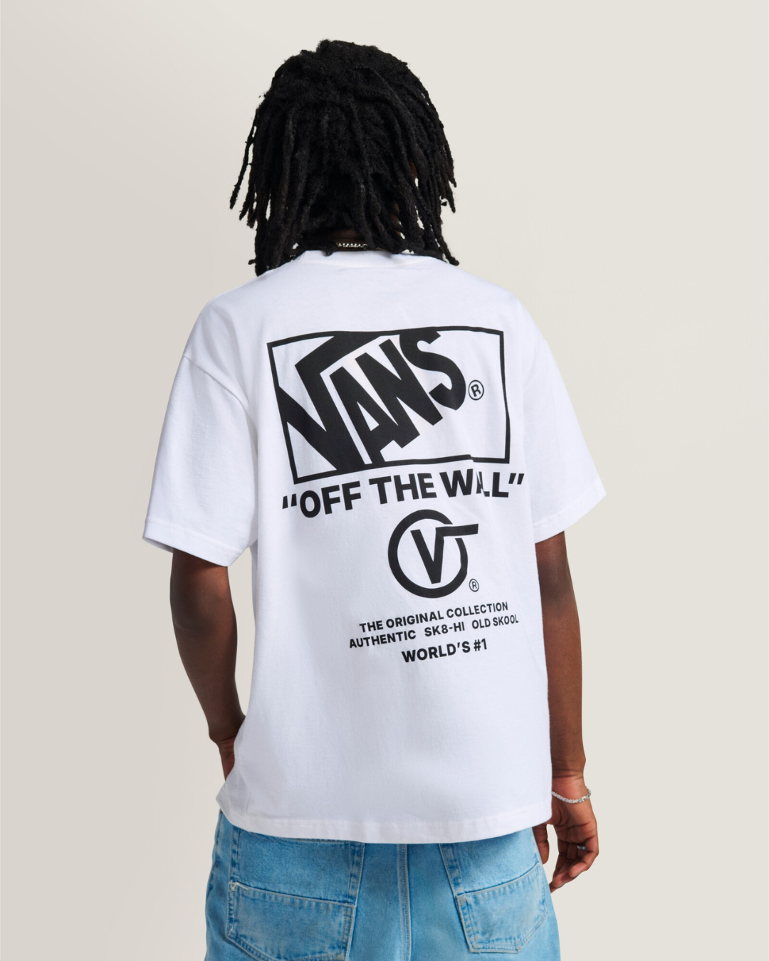 VANS STACKED HI SS TEE STACKED HI SS TEE WHITE