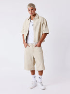 Pxp camisa vaquera crema