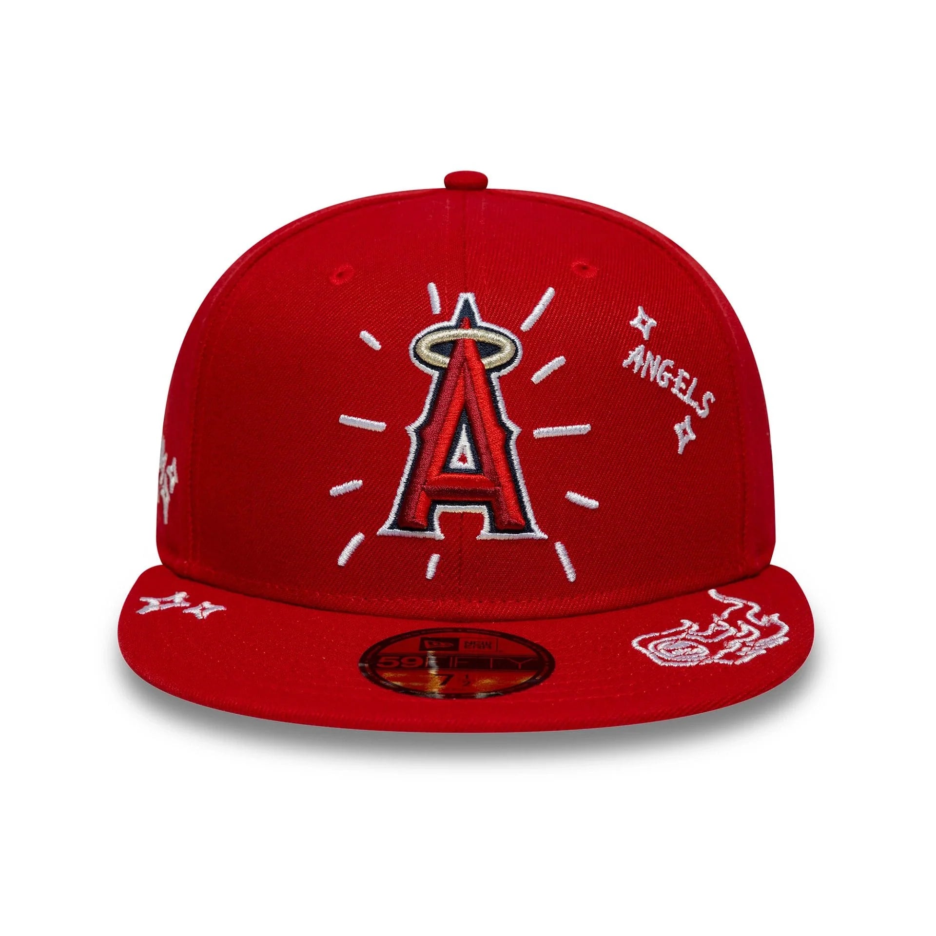 New era MLB Scribble 59FIFTY Anaang Blkwhi
