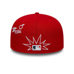New era MLB Scribble 59FIFTY Anaang Blkwhi