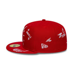 New era MLB Scribble 59FIFTY Anaang Blkwhi