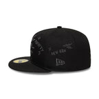 New Era Scribble 59FIFTY Blkmtg