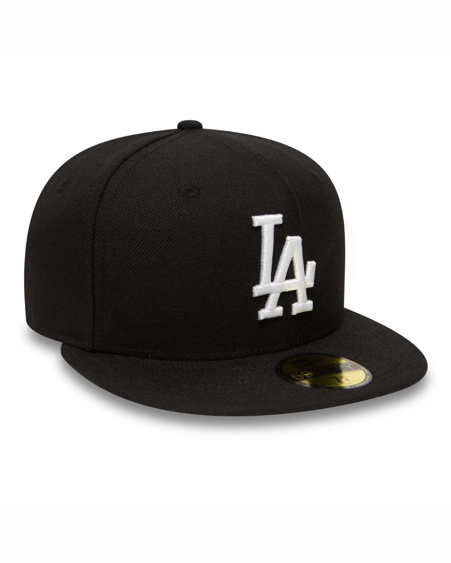 Gorra New Era LA Dodgers Essential Negro 59FIFTY