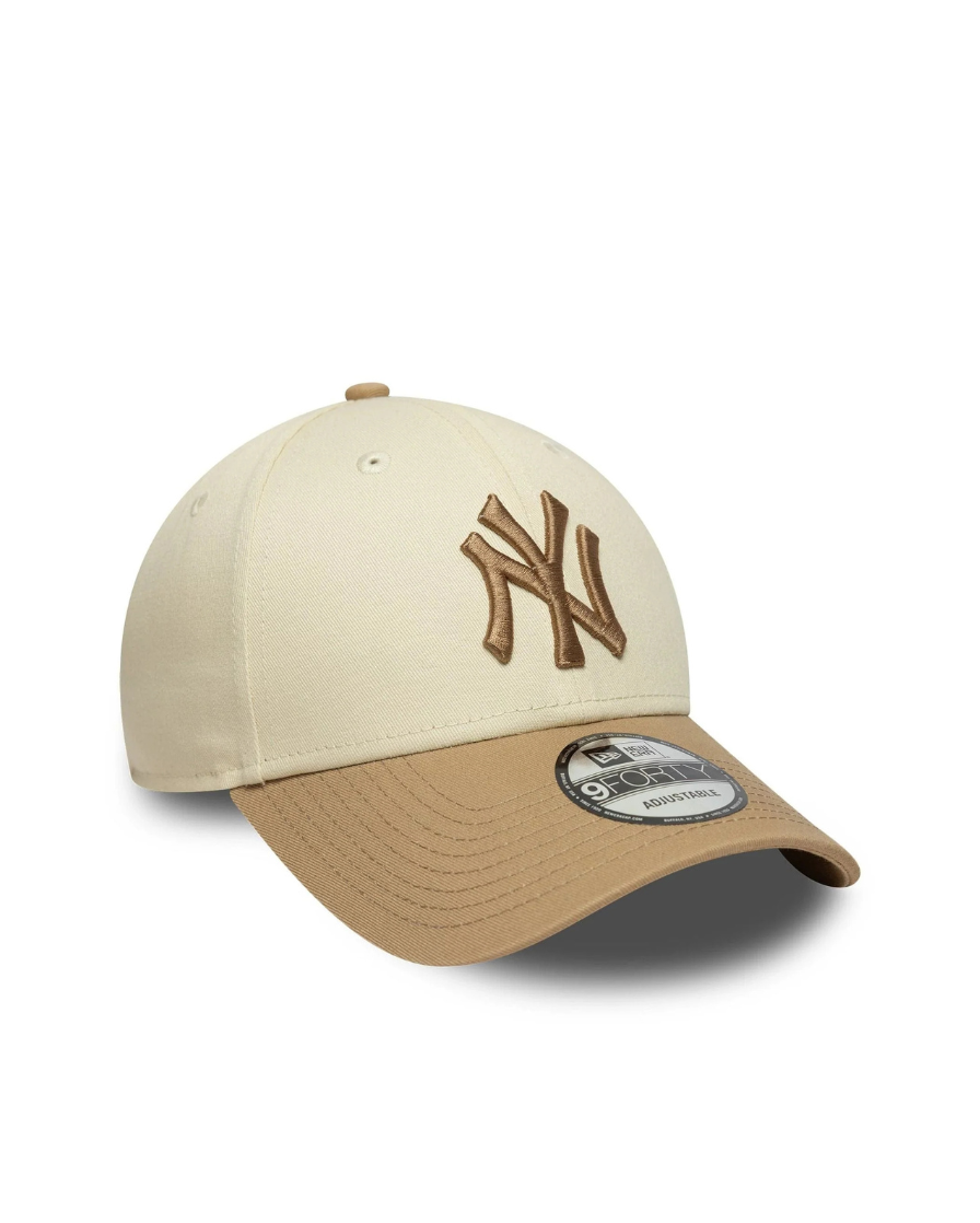 New era Gorra MLB Colour Block New York Yankees 9FORTY Beige