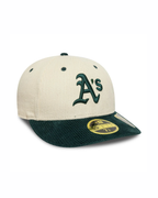New era Oakland Athletics MLB Cord Cream Low Profile 59FIFTY Fitted Cap
