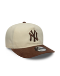 New era Gorra MLB Suede Visor New York Yankees 9FIFTY Snapback A-Frame Beige