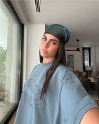 Love camiseta azul verdoso