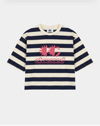 Love Camiseta rayas azules