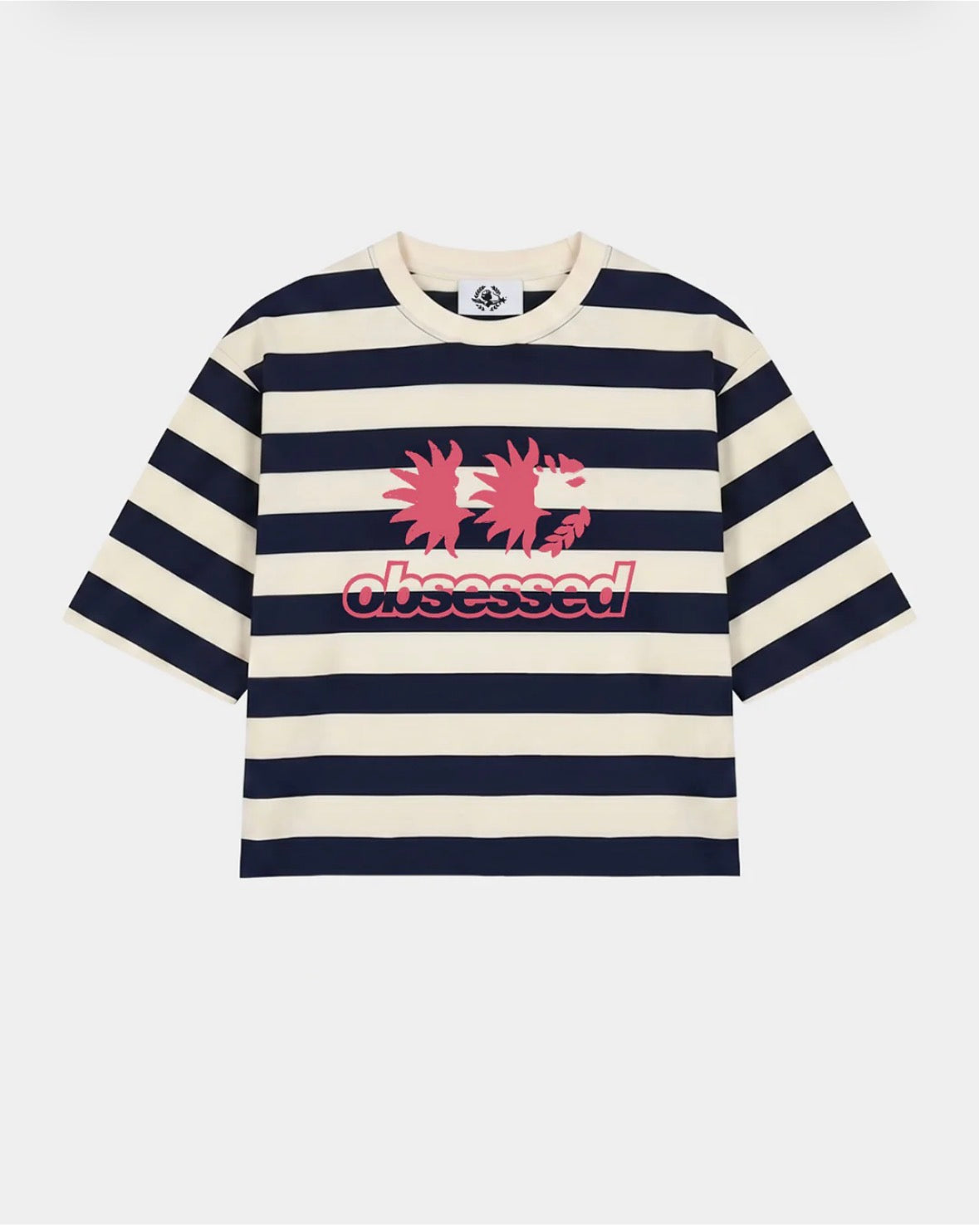 Love Camiseta rayas azules