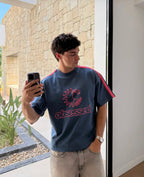Love camiseta azul marino