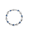 Two Jeys Blue Enameled Stars Bracelet