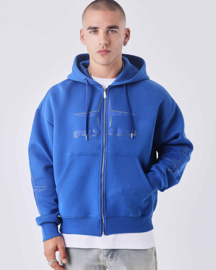 Pxp zip bling azul