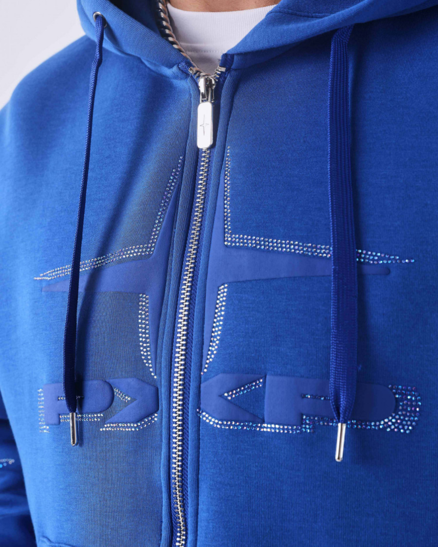 Pxp zip bling azul