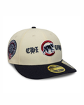 New Era Gorra MLB Cooperstown Chicago Cubs Low Profile 59FIFTY Fitted Beige