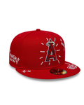 New era MLB Scribble 59FIFTY Anaang Blkwhi