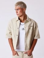 Pxp camisa vaquera crema