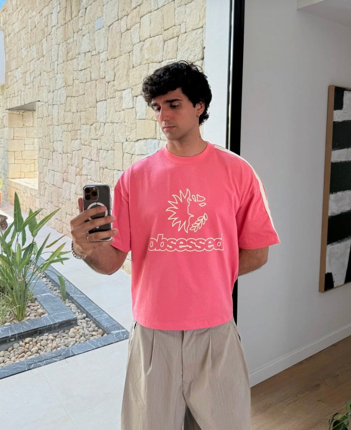 Love Camiseta Rosa