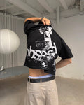 Love camiseta cupido negra