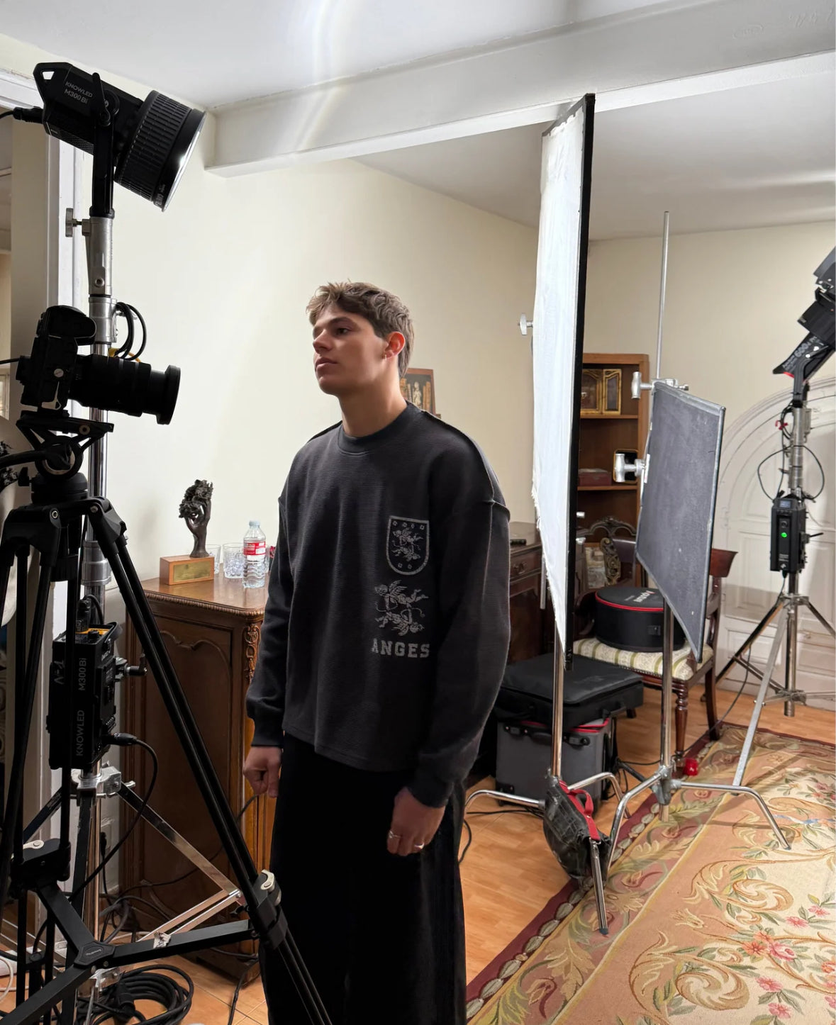 Love Obsessed CASSÉ WAFFLE CREWNECK