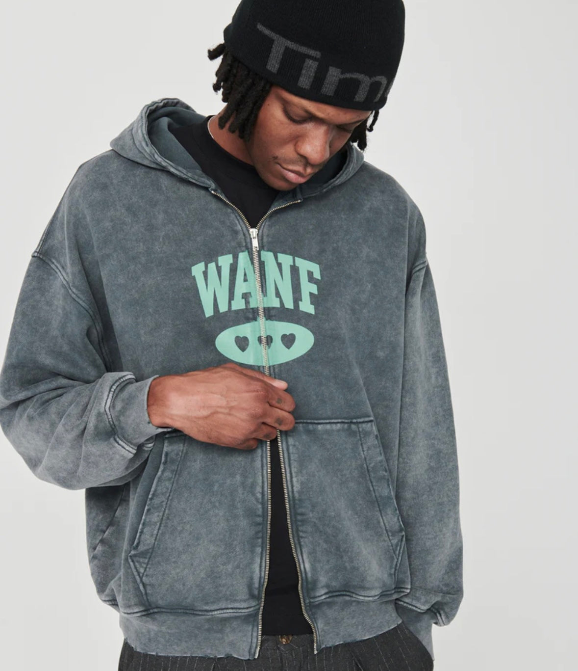 WANF SCHOOL BOXY HOODIE