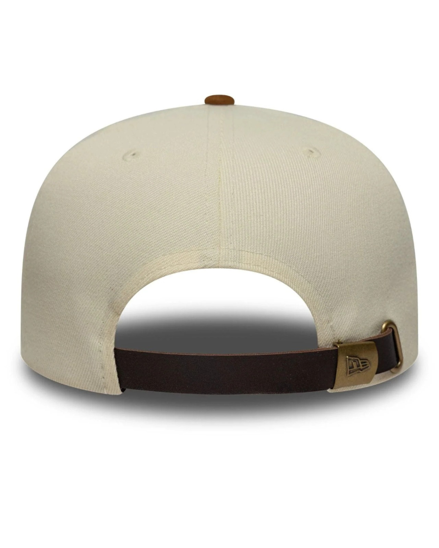 New era Gorra MLB Suede Visor LA Dodgers 9FORTY A-Frame Snapback Beige