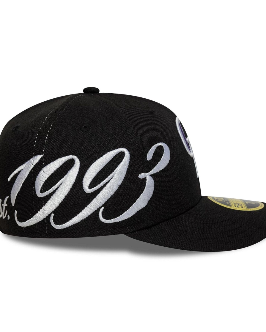 New era Gorra MLB Est Script Colorado Rockies Low Profile 59FIFTY Fitted Negro