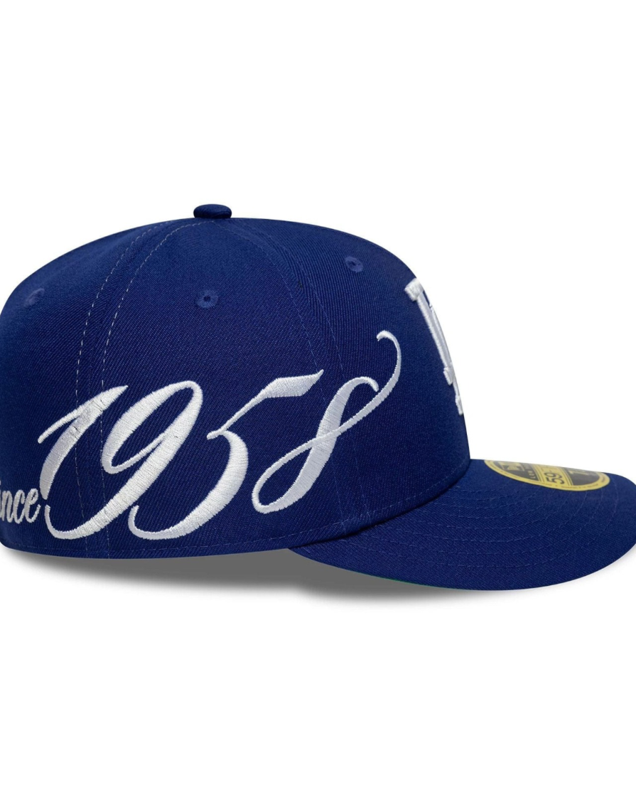 New era Gorra MLB Est Script LA Dodgers Low Profile 59FIFTY Fitted Azul Oscuro