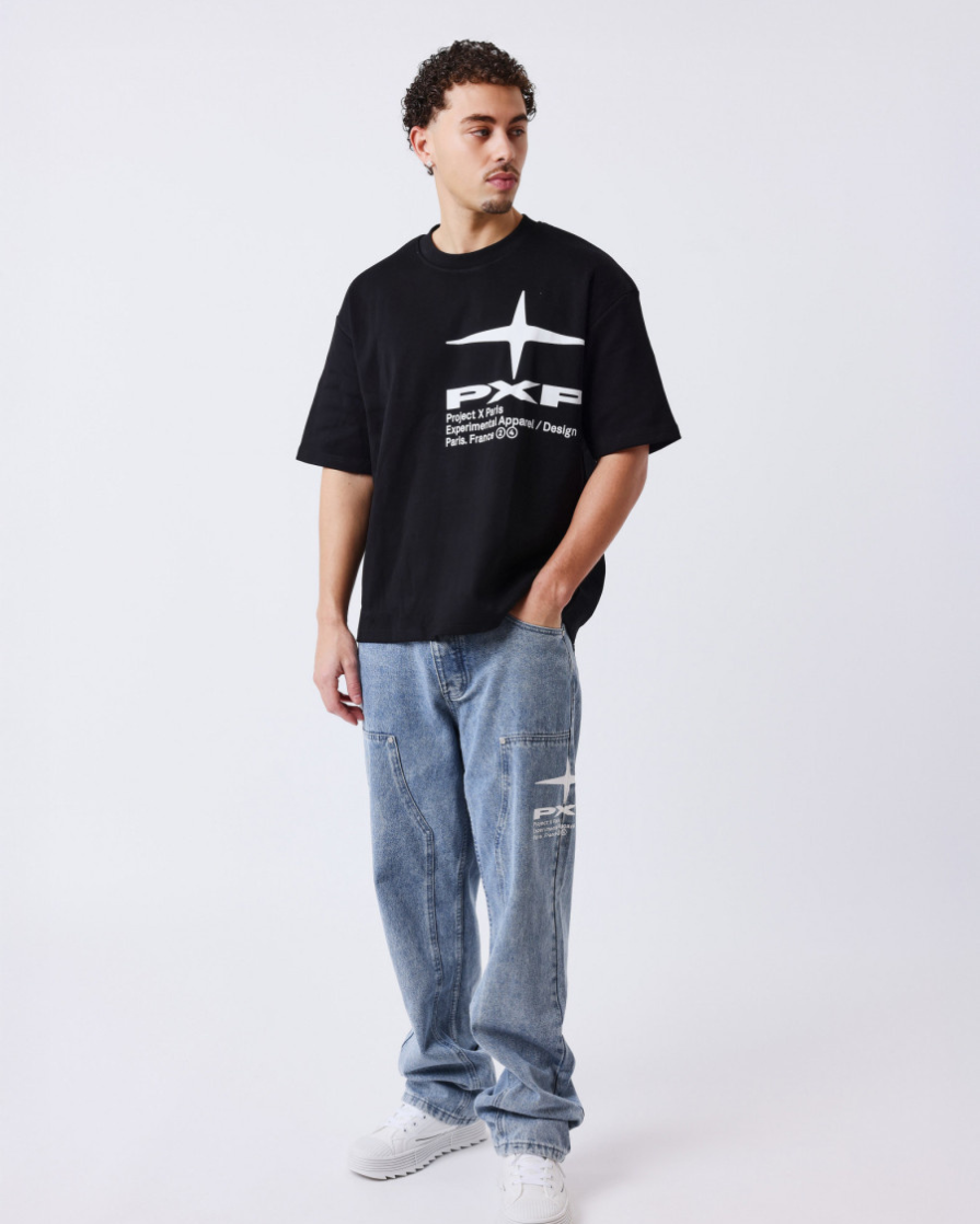 Pxp Camiseta estrella negra