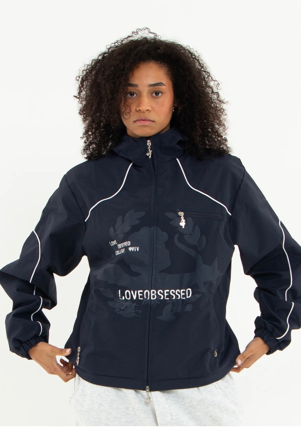 LOVE COLLEGE WINDBREAKER