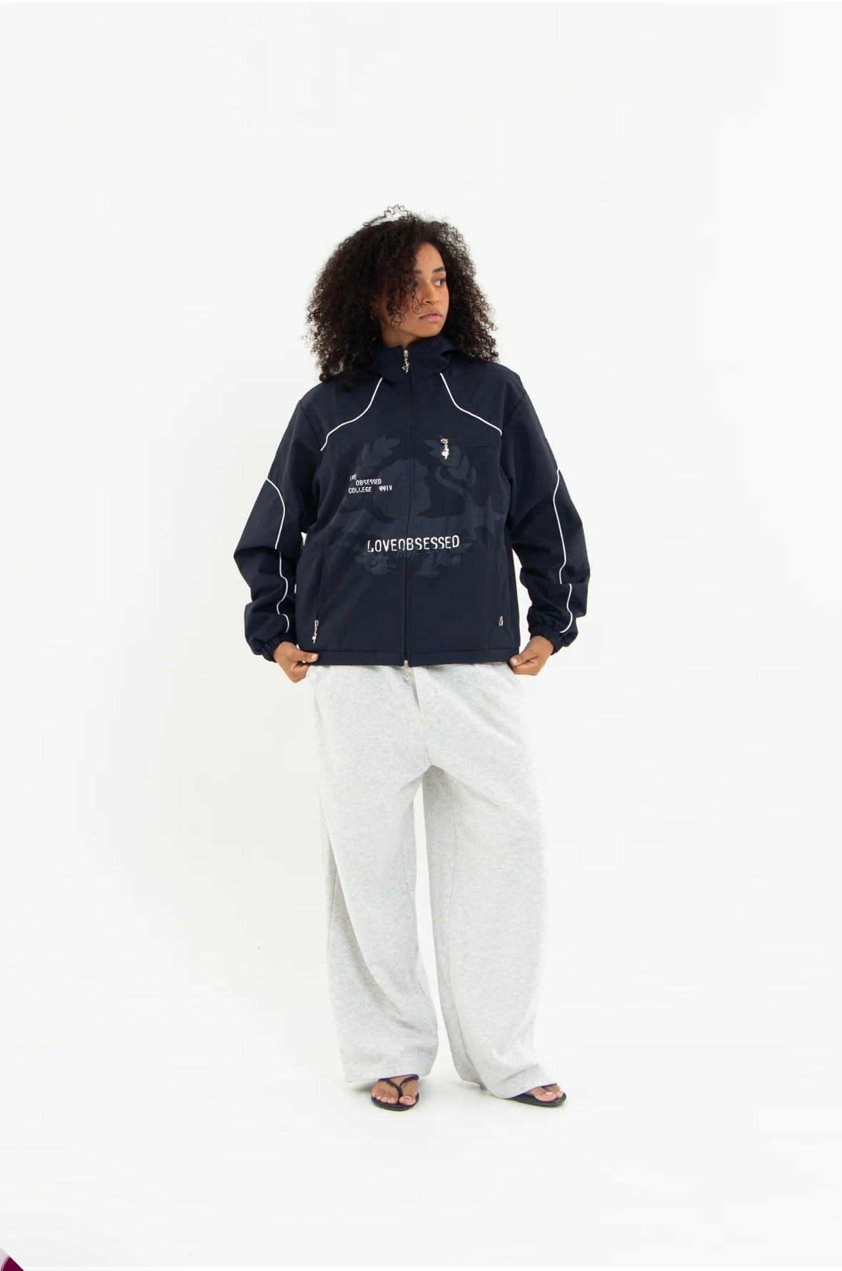 LOVE COLLEGE WINDBREAKER