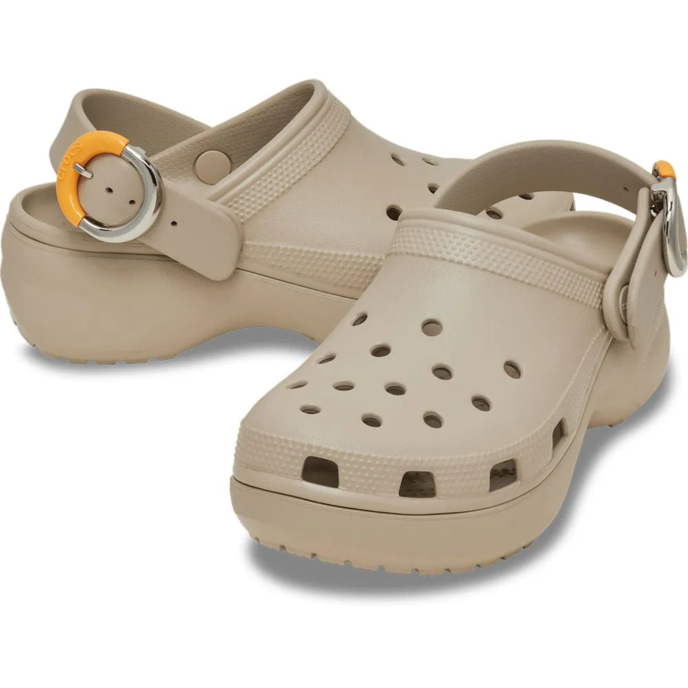 Crocs Zuecos Classic Platform Buckle
