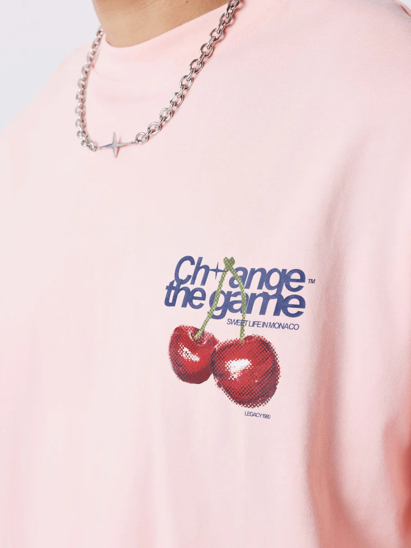 Pxp tee cerezas rosa