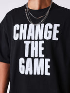 Pxp tee negra change the game bordado