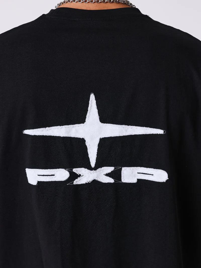 Pxp tee negra change the game bordado