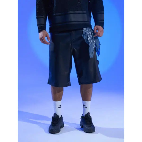 Pxp pantalones cortos  cuero