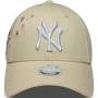 New era beige flores rosas