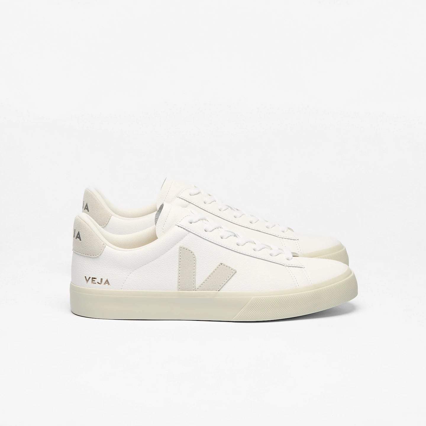 VEJA CAMPO LEATHER WHITE NATURAL