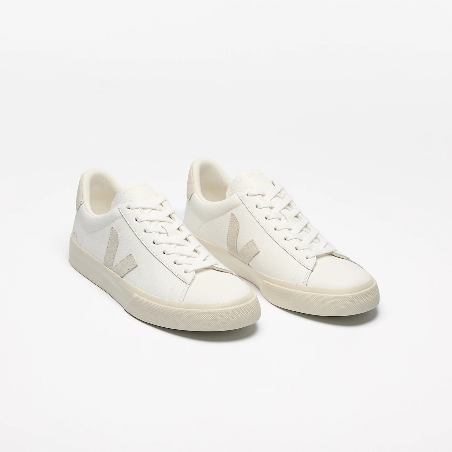 VEJA CAMPO LEATHER WHITE NATURAL