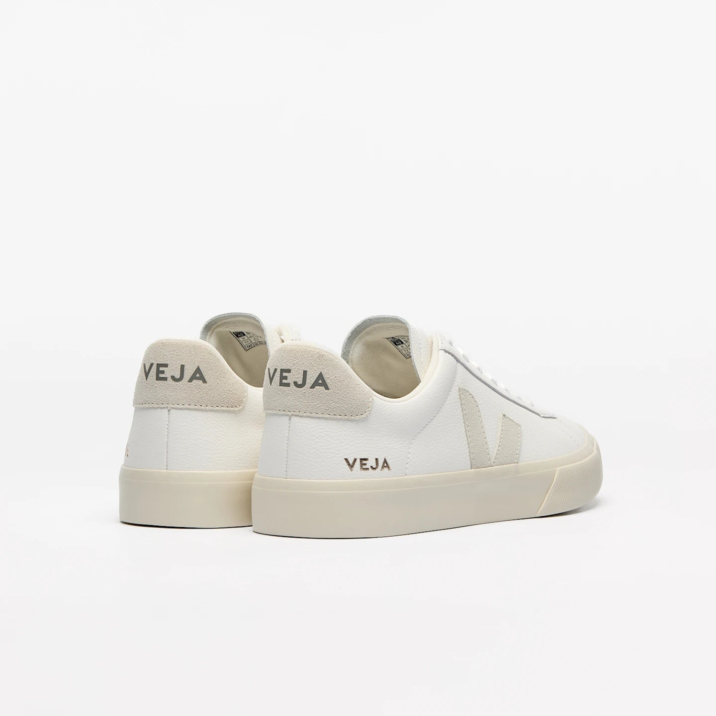 VEJA CAMPO LEATHER WHITE NATURAL