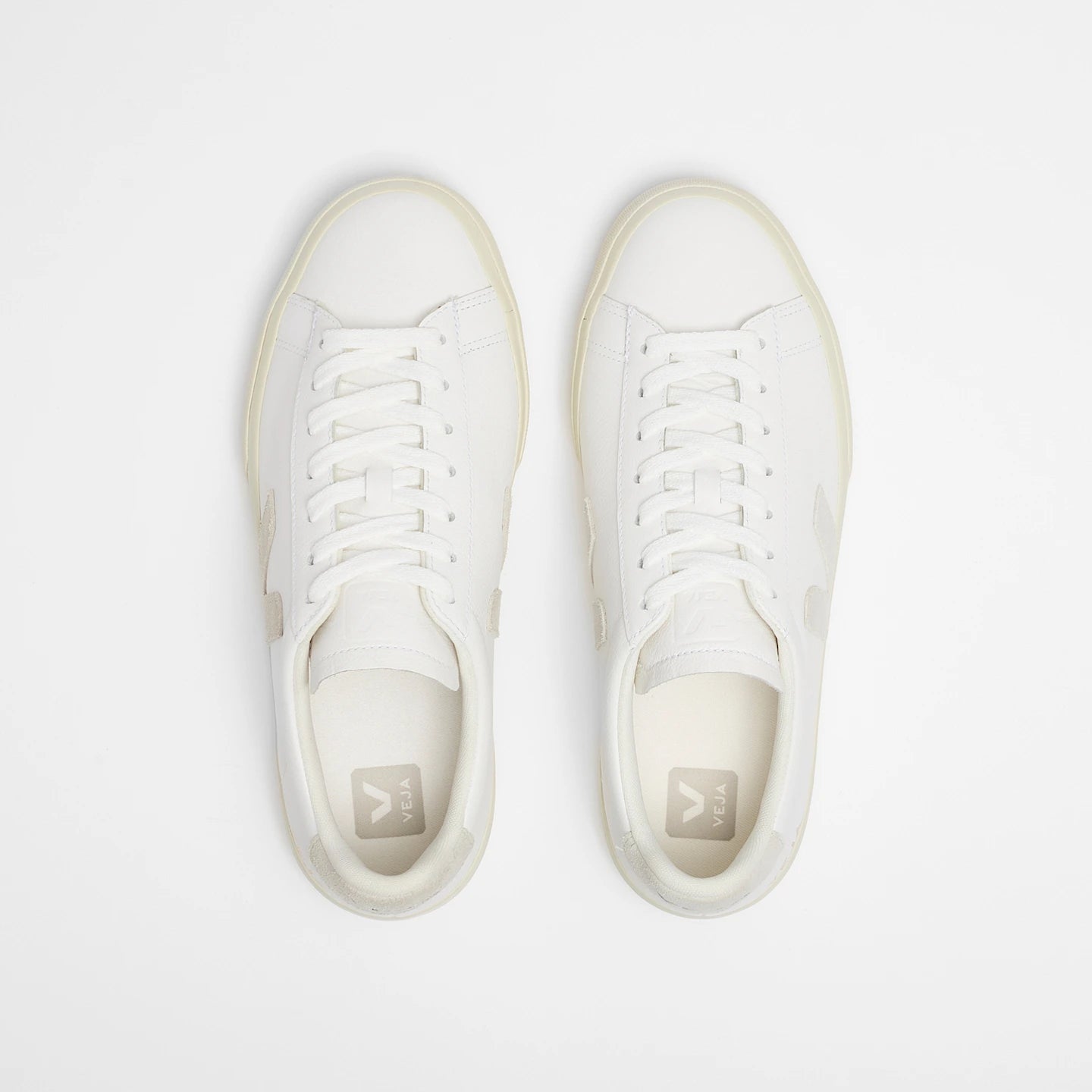 VEJA CAMPO LEATHER WHITE NATURAL